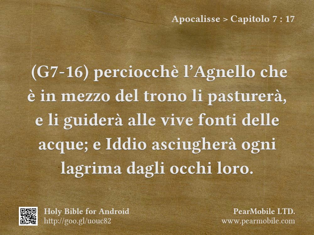 Apocalisse, Capitolo 7:17